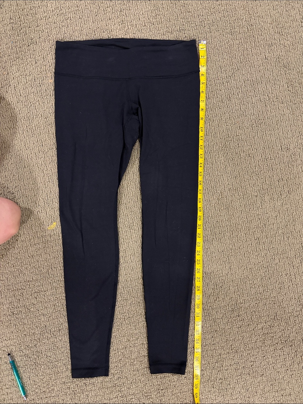 lululemon athletica wonder Under women’s Black High-Waist Leggings Size 10